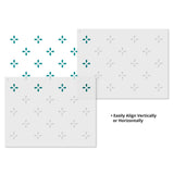 How to repeat a wall stencil