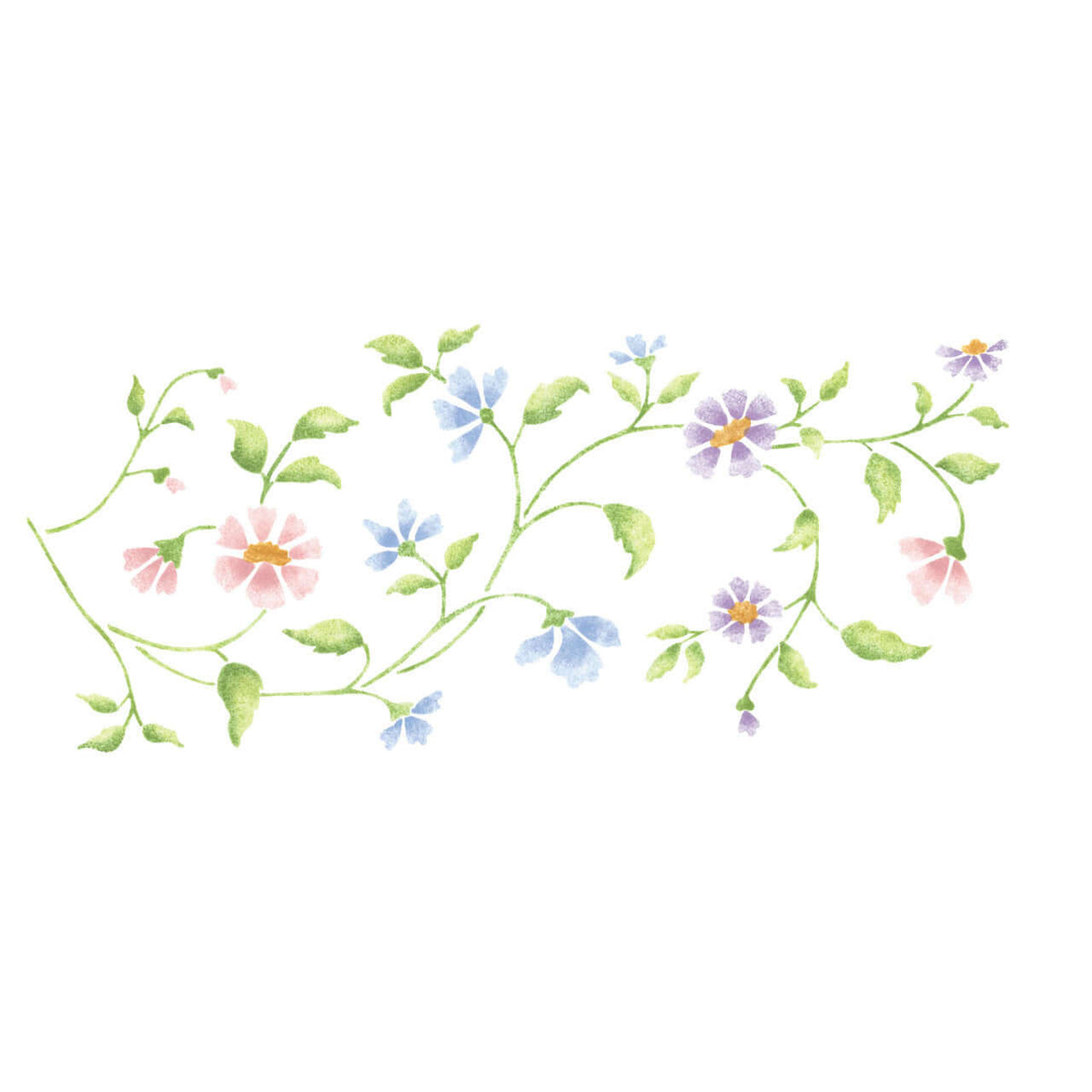 rambling-flower-vine-stencil-for-walls-and-furniture