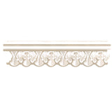 Egg and Leaf Molding Wall Stencil