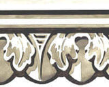 Egg and Leaf Molding Wall Stencil