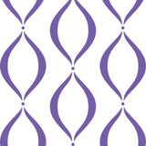 Lavender Scallop Wall Stencil