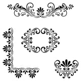 Fleur de Lis Stencil Details