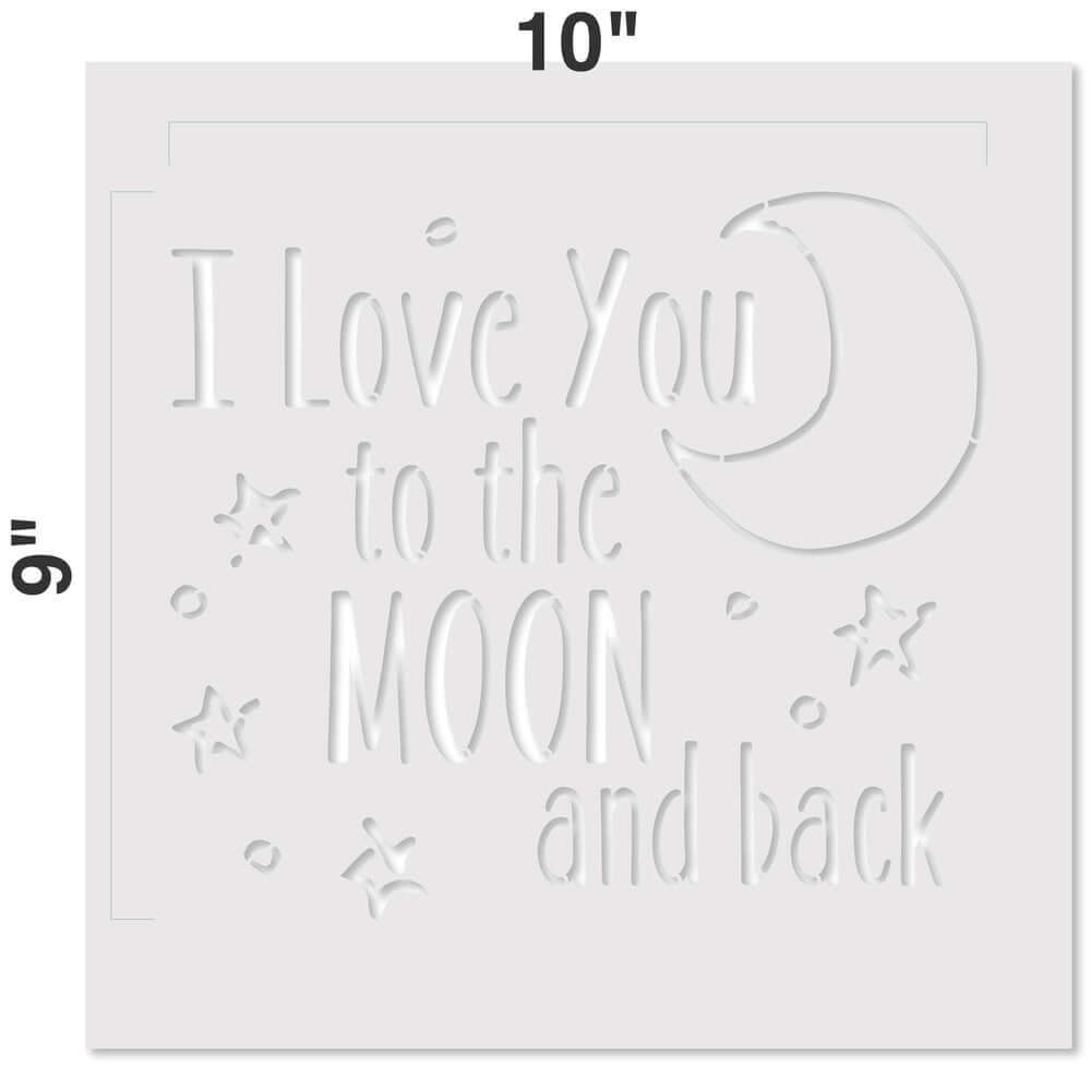 I Love You to the Moon and Back Decorative Lettering Stencil i-love-you-to-the-moon-and-back-decorative-lettering-stencil