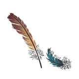 Feathers Wall Stencil by DeeSigns