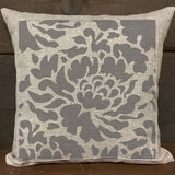 Large Dahlia Pattern Stencil Pillow