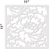 Large Dahlia Pattern Stencil Measurements