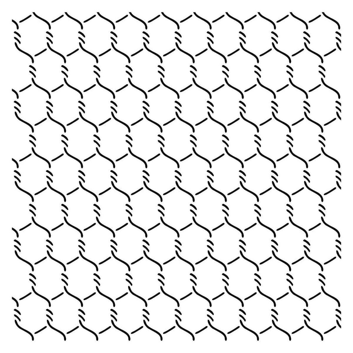 Mesh Chicken Wire | Allover Wall Stencil Designer Stencil mesh-chicken-wire-allover-wall-stencil-designer-stencil