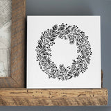 Holiday Wreath (10 mil plastic) SKU #FS122 Canvas