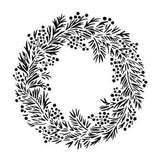 Holiday Wreath Stencil