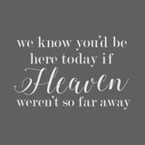 Heaven Wedding Sign Stencil