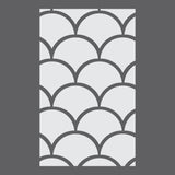 Scales Wall Stencil