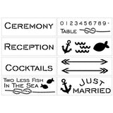 Nautical Wedding Stencil Kit