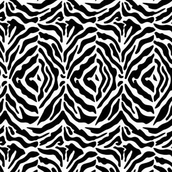 Zebra Print Stencil for Unique Wall Designs | Designer Stencils