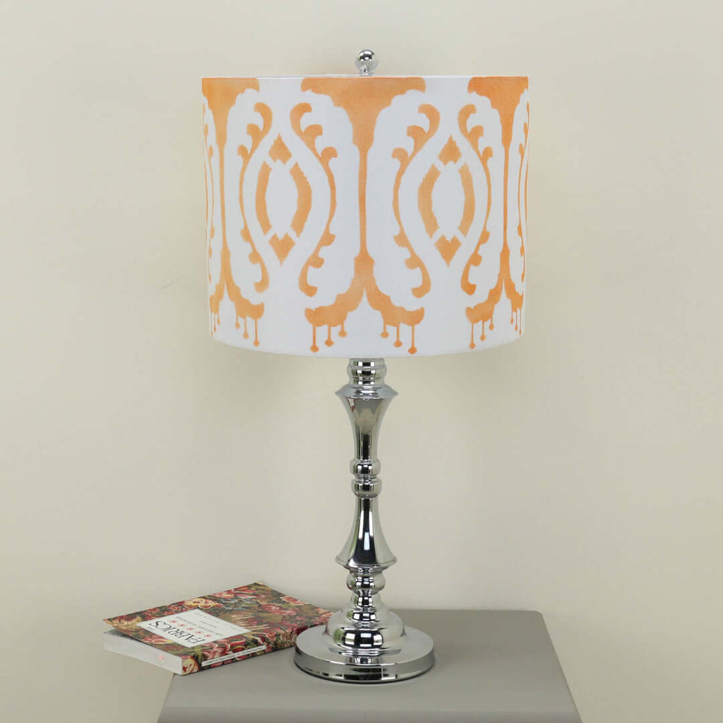 Spray Paint Lamp Shade: How to Stencil a Lampshade