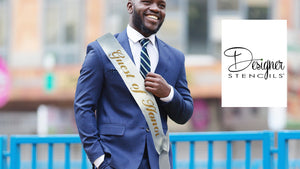 DIY Custom Sash | Custom Stenciled Sash Project