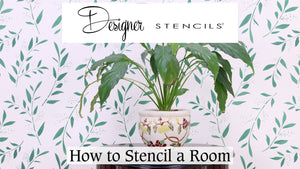 How to Stencil a Room from Ceiling to Floor