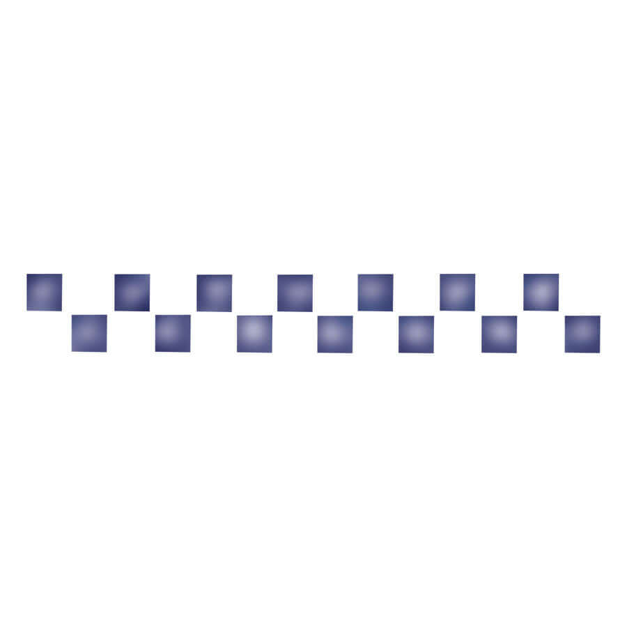 2 Inch Checkerboard Stencil Border for Walls