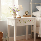 Small Strawberry Vine Wall Stencil Border