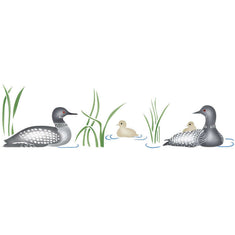 Loons Wall Stencil