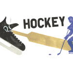 Hockey Wall Stencil