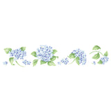 Hydrangea Wall Stencil Borders