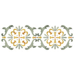 Scroll Border Wall Stencil