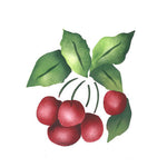 Single Bunch of Cherries Wall Stencil
