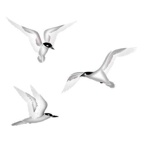 Sea Gulls Wall Stencil