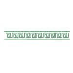 Narrow Greek Key Wall Stencil