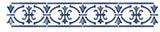 French Monet Border Wall Stencil