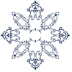 Filigree Medallion Ceiling Wall Stencil