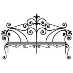 Iron Bench Wall Stencil