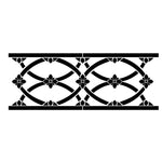 Fancy Wrought Iron Wall Stencil