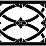 Fancy Wrought Iron Wall Stencil