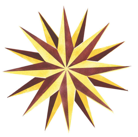 Large Starburst Wall Stencil