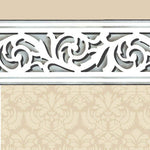 Small Trellis Molding Wall Stencil