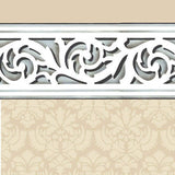 Small Trellis Molding Wall Stencil