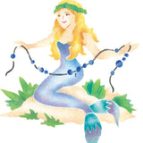 Single Mermaid Wall Stencil