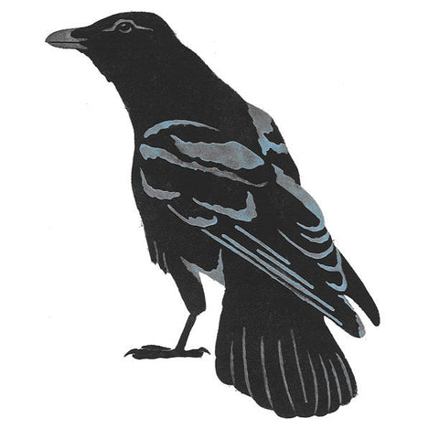 Crow Wall Stencil