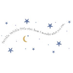 Twinkle, Twinkle Little Star Wall Stencil Border