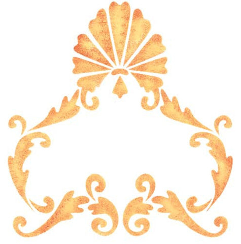 Center Medallion Wall Stencil