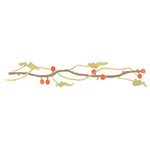 Small Autumn Berry Vine Wall Stencil