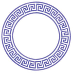 Small Greek Key Circle Wall Stencil