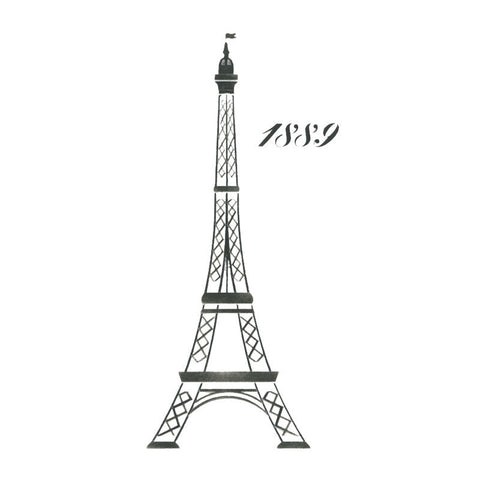 Large Eiffel Tower Wall Stencil