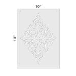 Diamond Medallion Wall Stencils