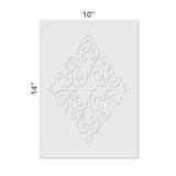 Diamond Medallion Wall Stencils