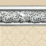 Carved Rose Molding Wall Stencil
