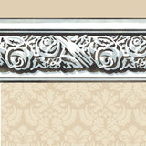 Carved Rose Molding Wall Stencil