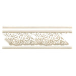 Carved Rose Molding Wall Stencil