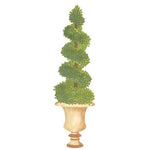Large Spiral Topiary Wall Stencil
